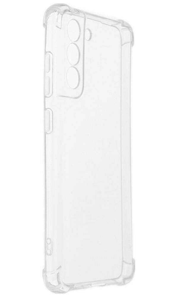 Чехол iBox для Samsung Galaxy S21FE Crystal с усиленными углами Silicone Transparent УТ000030740 - фото №7