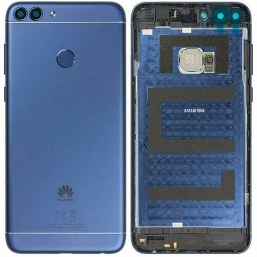 Задняя крышка в сборе со сканером отпечатков для Huawei P Smart (Original) Синий (Blue)