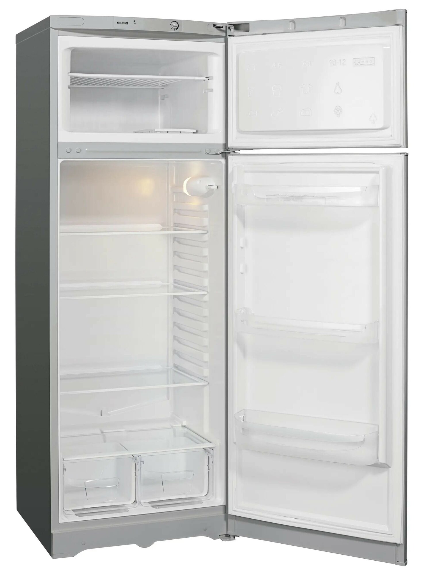 Двухкамерный холодильник Indesit TIA 16 G, серебристый - фотография № 2