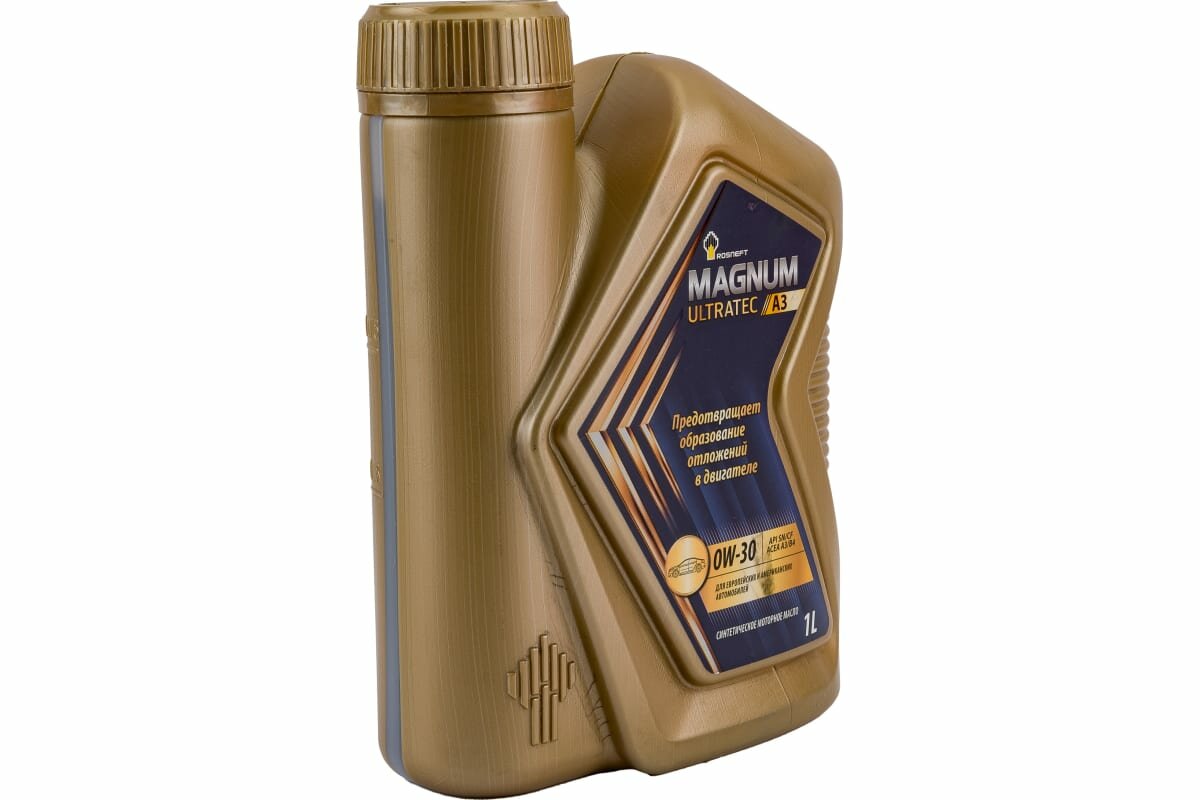 Масло Моторное Magnum Ultratec A3 0W30 Sn/Cf/A3/B4 Синт.1л Роснефть Rosneft арт. 40816832