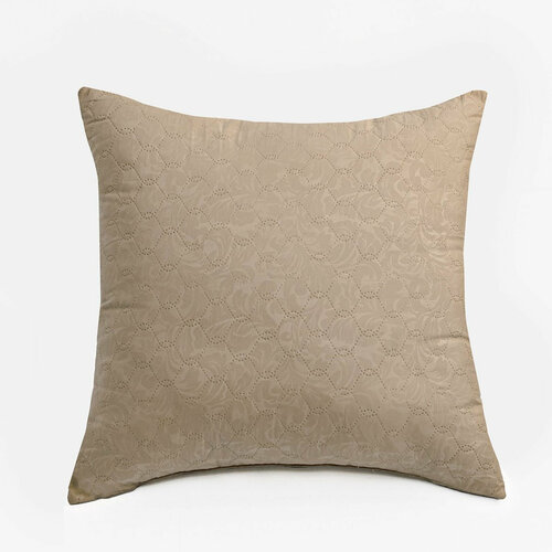 Подушка 40х40см, микрофибра, пэ 100% бежевый