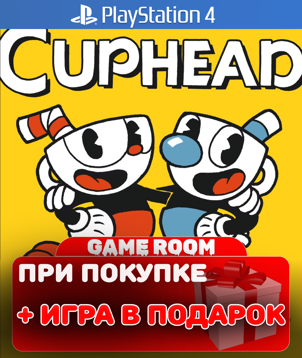 Игра Cuphead для PlayStation 4, русские субтитры и интерфейс