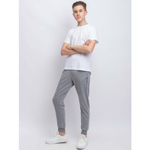 трикотажные брюки карго для мальчиков Брюки спортивные KAYSAROW, размер 146-76-69, серый