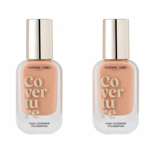 Тональный крем с плотным покрытием Vivienne Sabo High coverage foundation Coverture, тон 04, 30 мл, 2 шт