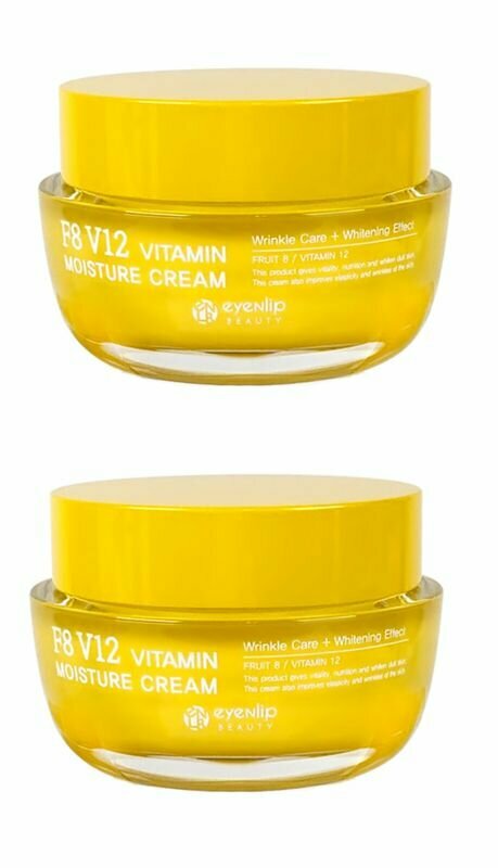 EYENLIP Крем для лица увлажняющий витаминный F8 V12 Vitamin Moisture Cream, 50 мл - 2 штуки