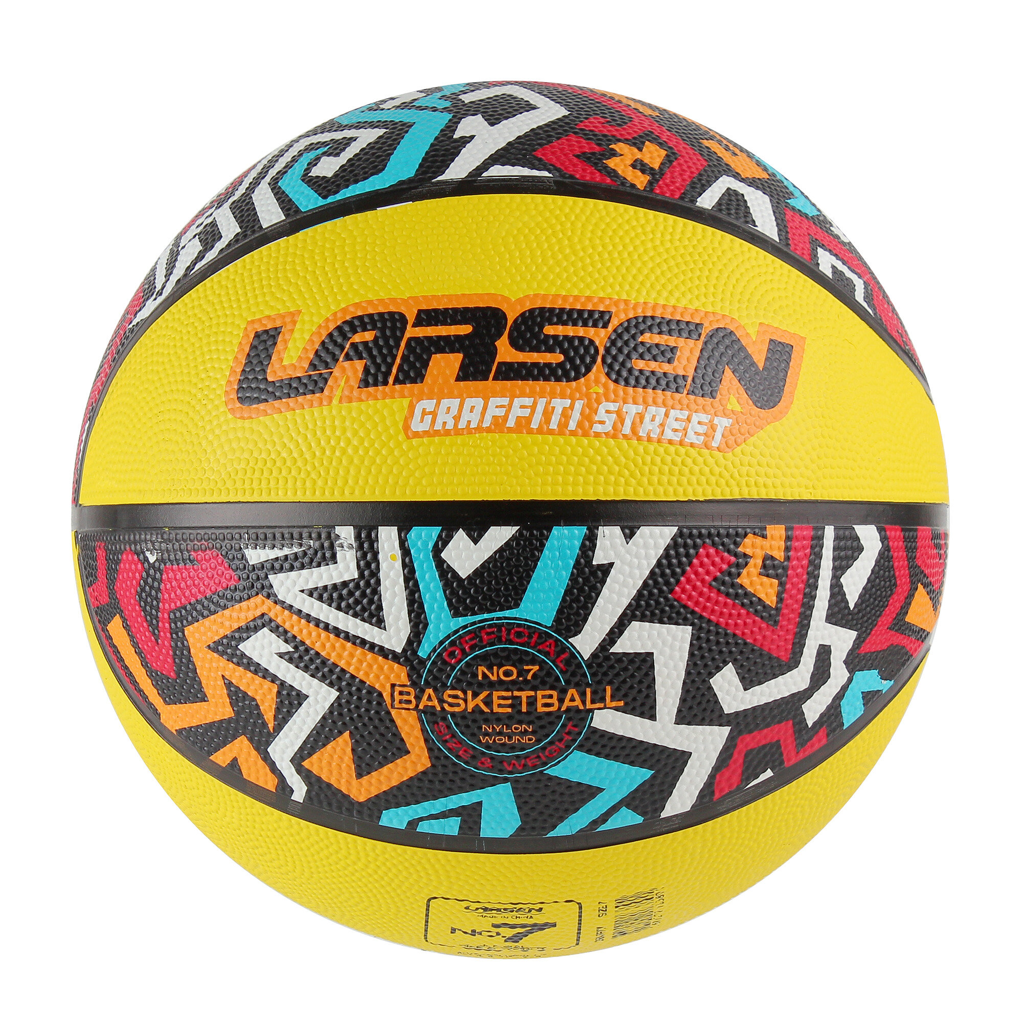 Мяч баскетбольный Larsen RB7 Graffiti Street Multycolor