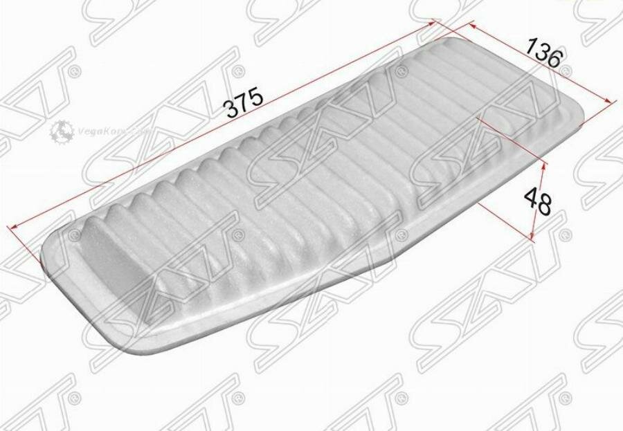 Фильтр воздуха Toyota RAV4 00-05 Alphard 02-08 Estima 00-06 ST1780128010