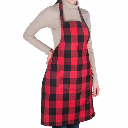 Фартук кухонный Red and Black cells Borghouse размером 80х60 см 556₽