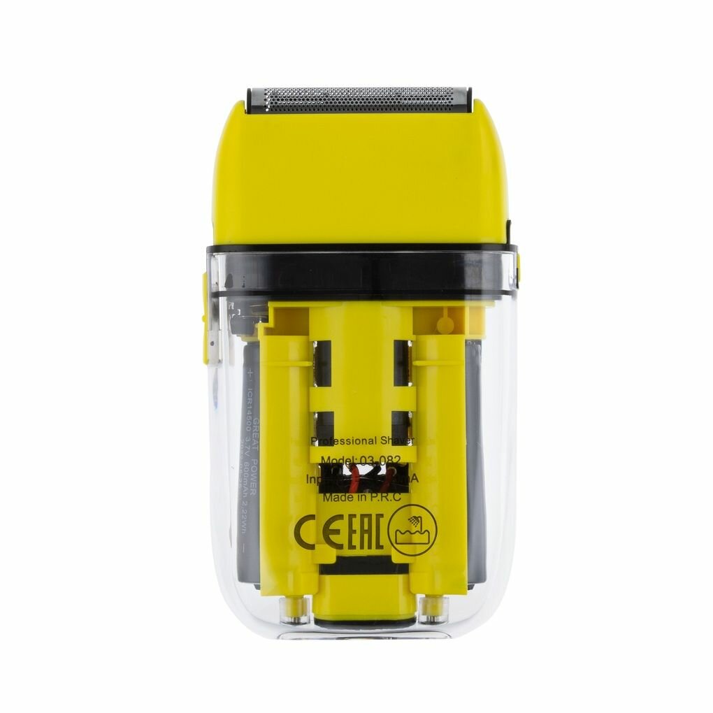 Обзор: Шейвер для проработки контуров/бороды DEWAL PRO BARBER STYLE NEON YELLOW , аккумулятор, 7000об/мин,2 бреющих головки