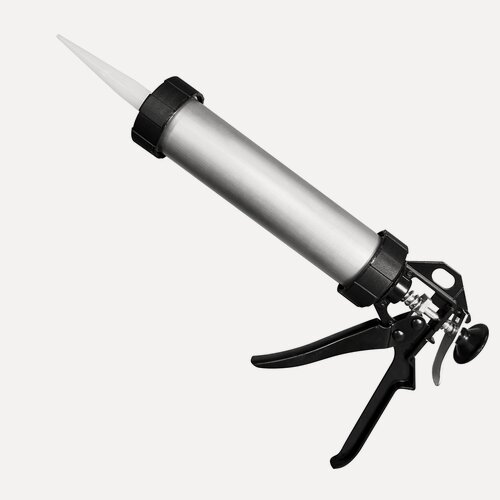 Изображение товара Пистолет для герметика VertexTools 600 мл, закрытый, алюминиевый