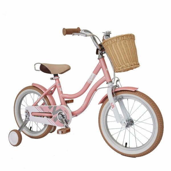 Детский велосипед Team Klasse D-3-A, розовый, диаметр колес 16 дюймов