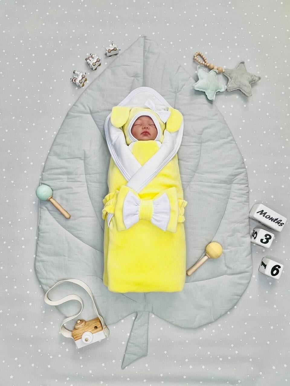 Комплект на выписку, конверт для новорожденного, выписка из роддома, одеяло на выписку