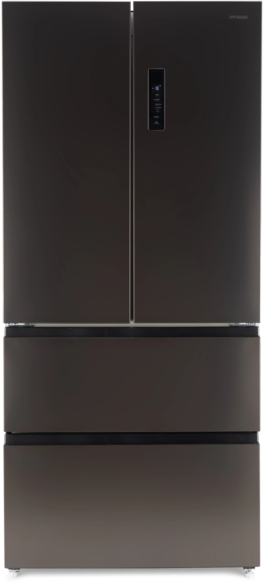 Холодильник Side by Side Hyundai CM5543F черная сталь