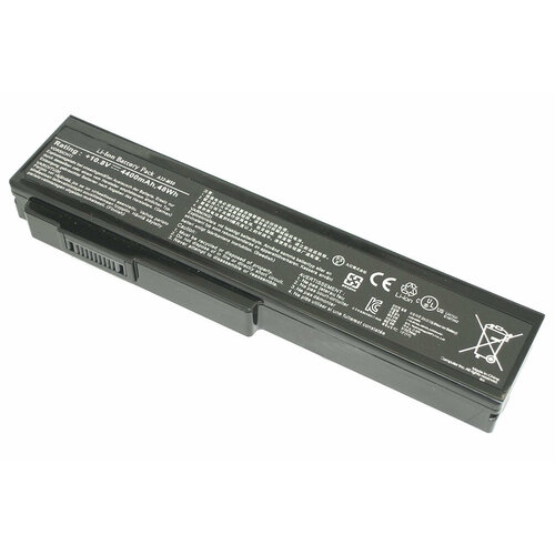 Аккумулятор для ноутбука ASUS N43JQ 4800 mah 11.1V аккумулятор для ноутбука asus n43jq