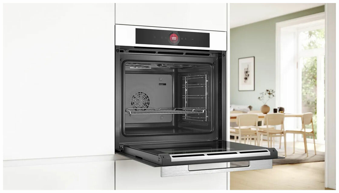 Обзор: Электрический духовой шкаф Bosch HBG7341W1