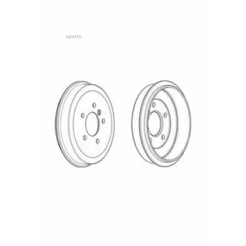 FERODO FDR329030 Тормозной барабан 5320₽