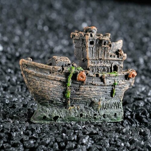 Аквариумный декор Корабль малый 75 х 53 х 25 см 692₽