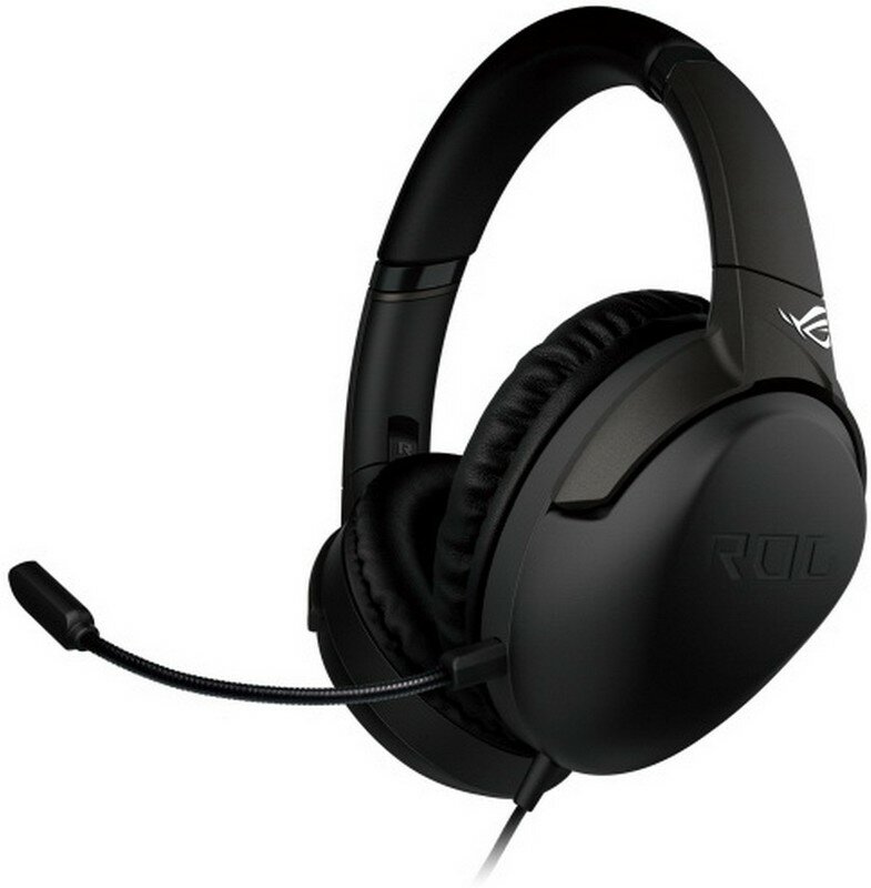 Гарнитура ASUS ROG STRIX GO CORE Headset w/ Mic Wired (3.5mm) 252g 20-40000Hz 40mm Drivers RTL {10} (635295)