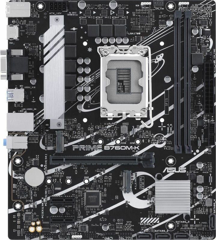 Материнская плата ASUS PRIME B760M-K (90MB1FI0-M0EAY0)