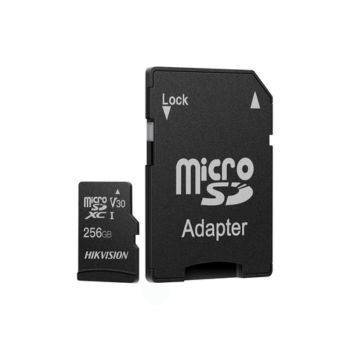 Карта памяти HikVision microSDHC 256Gb Class10 + adapter карта памяти microsdhc 16gb hikvision hs tf c1