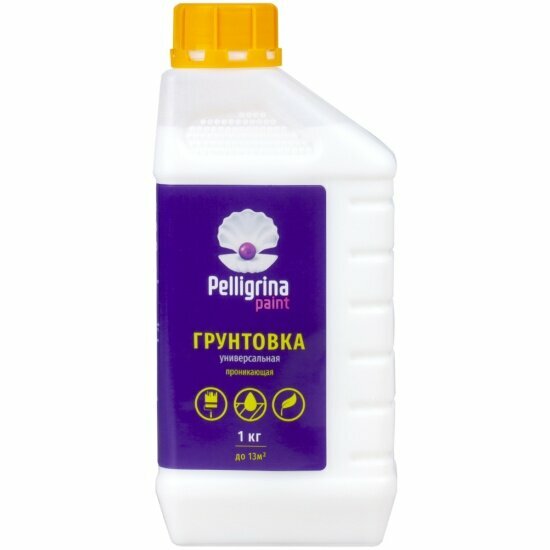 Грунтовка универсальная проникающая Pelligrina Paint , акриловая, 1 кг