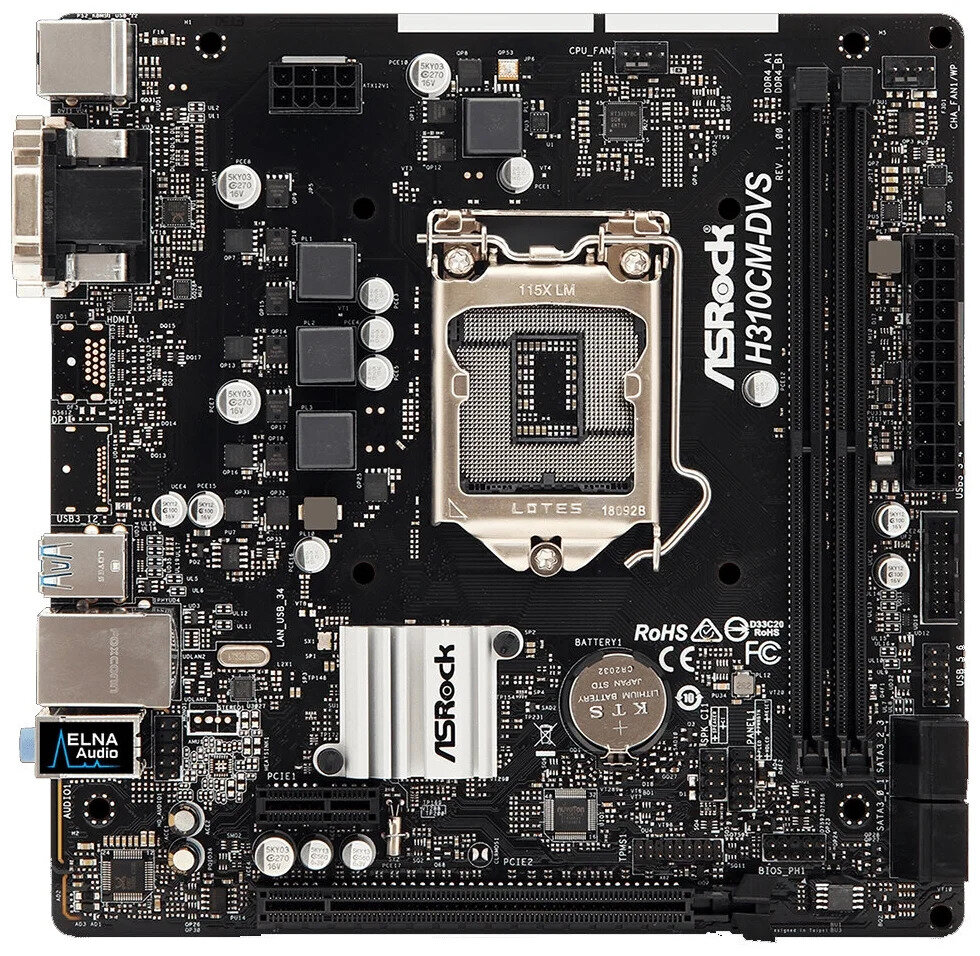 Материнская плата Asrock H310CM-DVS