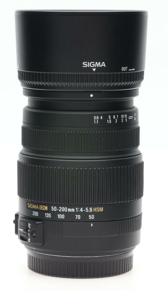 Объектив Sigma AF 50-200mm f/4-5.6 Canon EF-S S/N 12084502