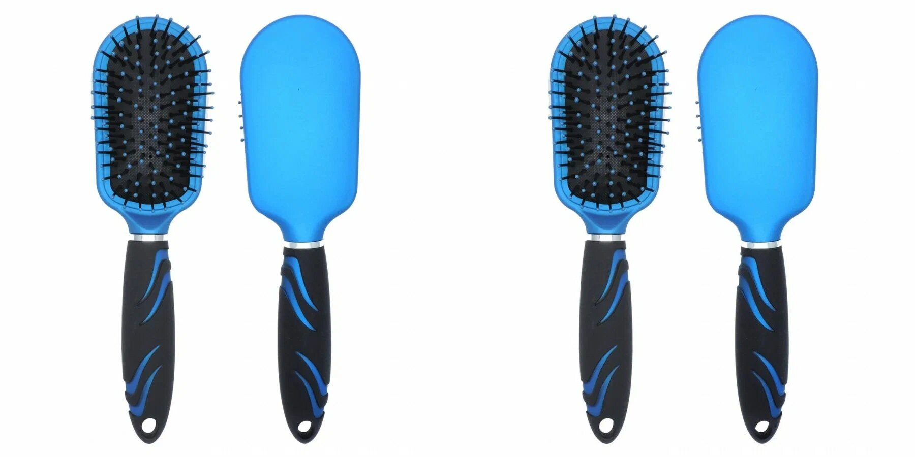 Расчёска для волос Rama Rose массажная 9585JFU, пластик, 24 см, 2 шт