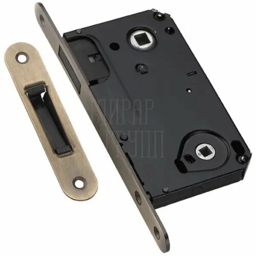 Замок межкомнатный санузловый WC магнитный ADDEN BAU WC MAG 5090 бронза 816₽