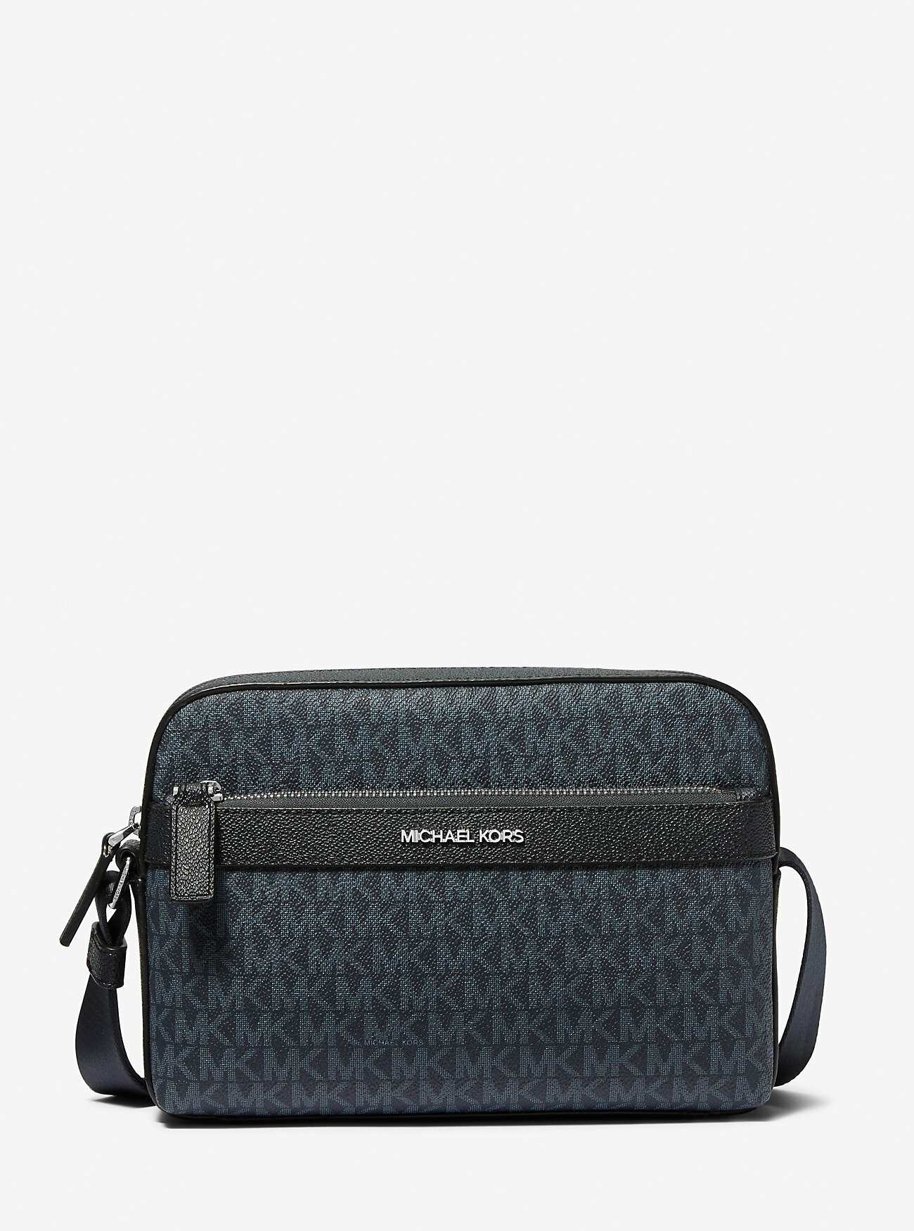Michael Kors Logo Hudson 2-in-1 Logo Crossbody Bag Cooper ADMRL/PLBLUE 37F2LCOC5B