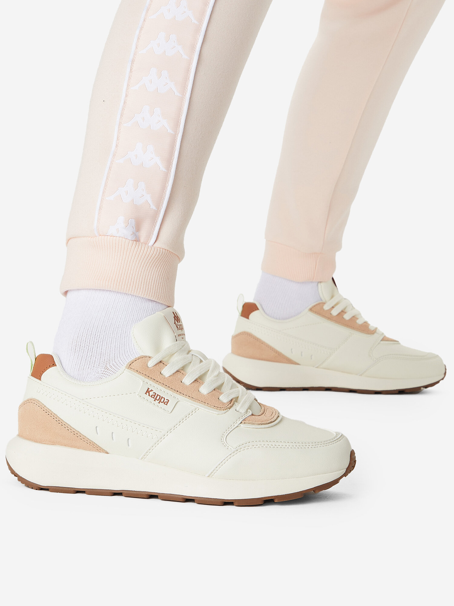 Кроссовки Kappa AUTHENTIC RUN LT W, размер 41, кремовый
