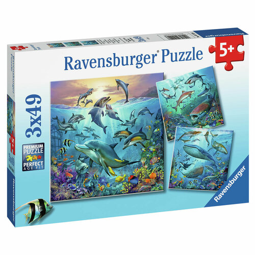 ravensburger пазл карт 3d 54 держатель для ручек бэтмен Пазл Ravensburger «Подводный мир», 3х49 эл.