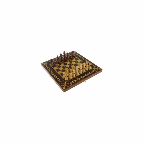 Мастер Бамбук SA-SH-512 Шахматы с доской айвенго, мастер бамбук