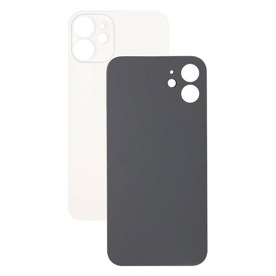 Заднее стекло (крышка) для IPhone 12 mini белое (WHITE)
