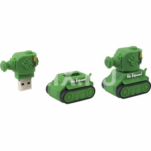 Флешка Iconik TANK Танк RB-TANK-16GB 16 Гб Green