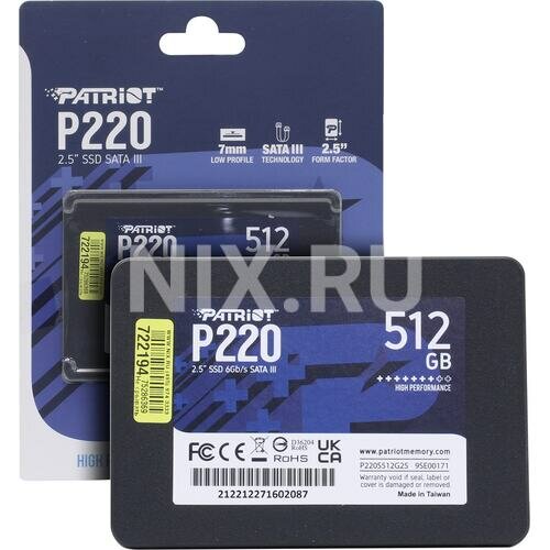 SSD Patriot P220 P220S512G25