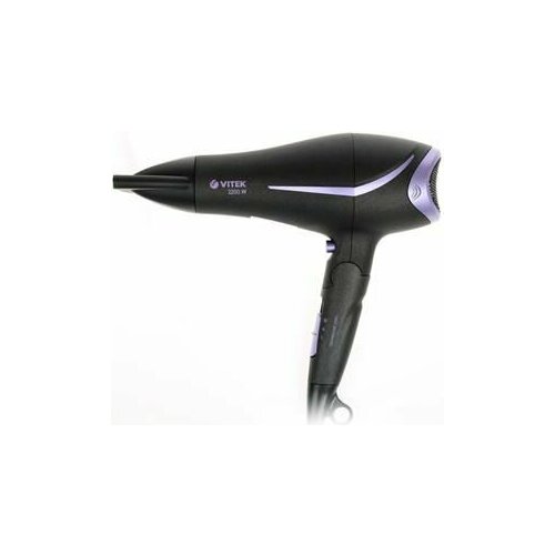Фен Vitek VT-8207 черныйфиолетовый 267300₽