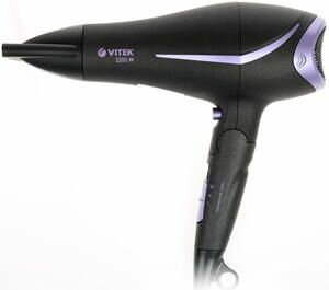 Фен Vitek VT-8207 черный/фиолетовый