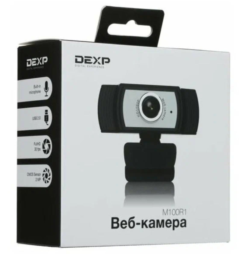 Веб-камера DEXP Chat M100R1, черный 2