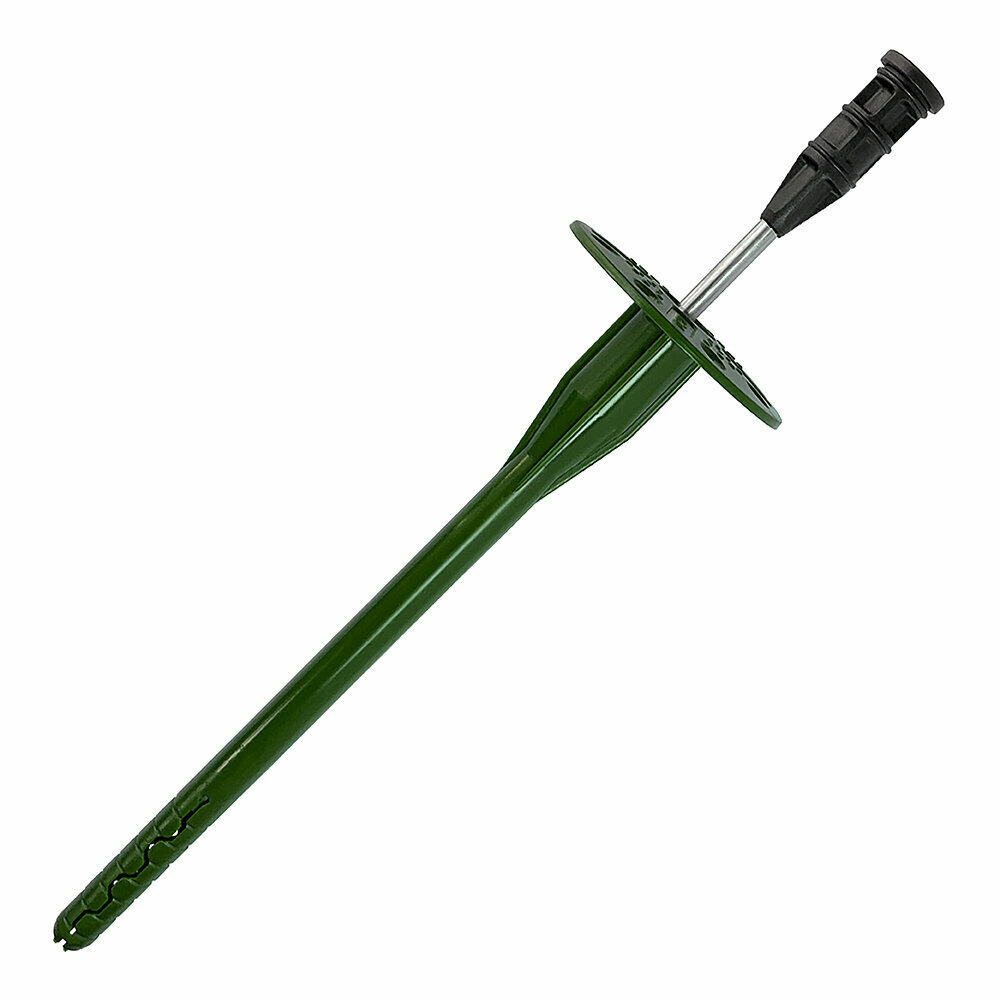 фото Дюбель для теплоизоляции Daxmer 10х220 мм металлический гвоздь с термоголовкой (30 шт.)