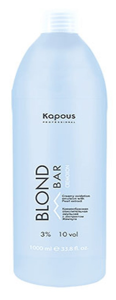 Оксидант Kapous Professional Blond Bar Blond Cremoxon, 3% 1000 мл