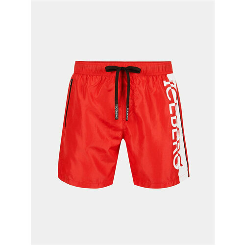 фото Плавки iceberg vertical logo medium boardshort, размер s, red