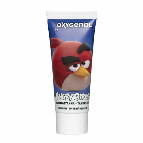 Детская зубная паста OXYGENOL ANGRY BIRDS от 6 лет арбуз 50 мл (1 шт.) (Из Финляндии)