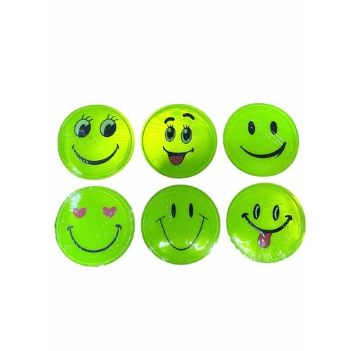 Наклейка светоотражающая смайлики 161₽