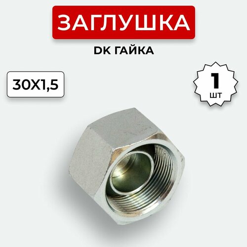 фото Заглушка (пробка) гидравлическая гайка dk 30х1,5 система снабжения