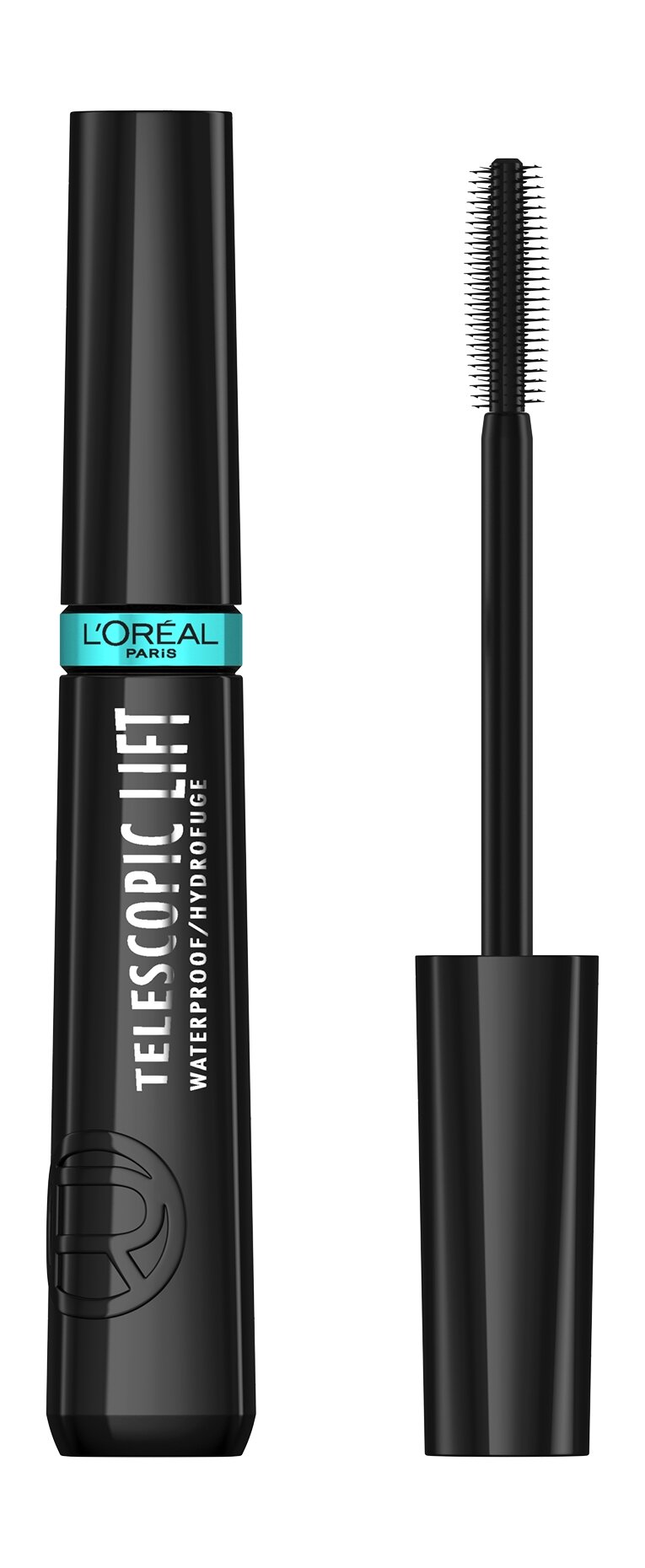 L'OREAL Тушь для ресниц Telescopic Lift Waterproof водостойкая, 9,9 мл, Черная