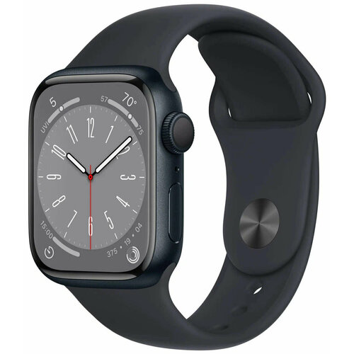Умные часы Apple Watch Series 8 41 мм Aluminium Case GPS midnight Sport Band SM 4322500₽