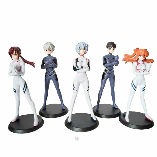 Фигурки аниме Evangelion команда евангелион 5 фигурок 1339₽