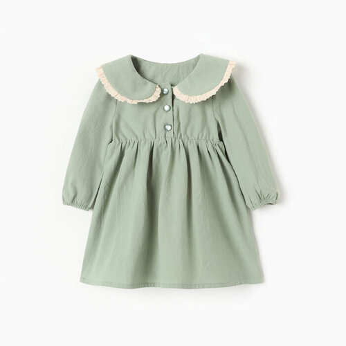 фото Платье minaku minaku: cotton collection baby, размер 80/86, зеленый