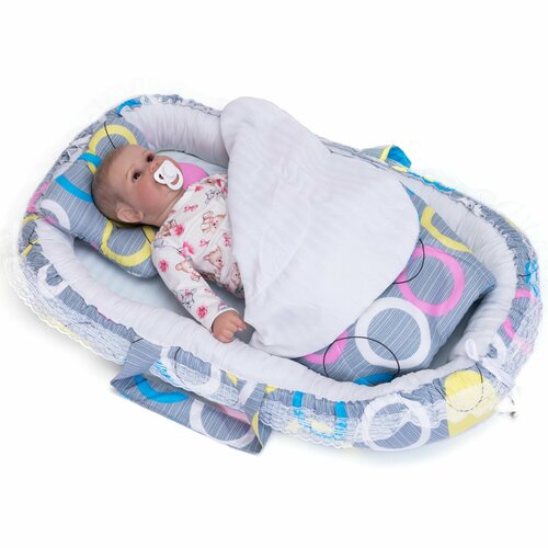 Кокон для новорожденных гнездышко